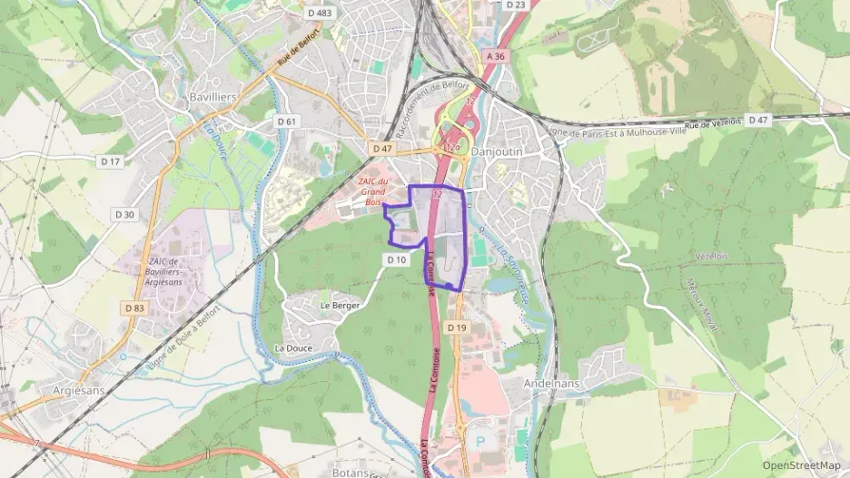 Appartement 77 m² quatre pièces à vendre à Danjoutin