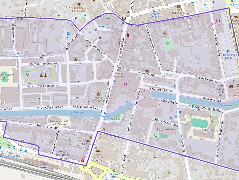 Appartement 64 m² quatre pièces à vendre à Vesoul