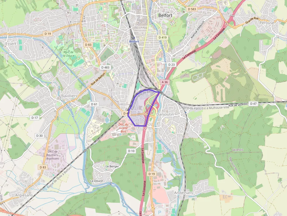 Appartement 98 m² trois pièces à vendre à Danjoutin