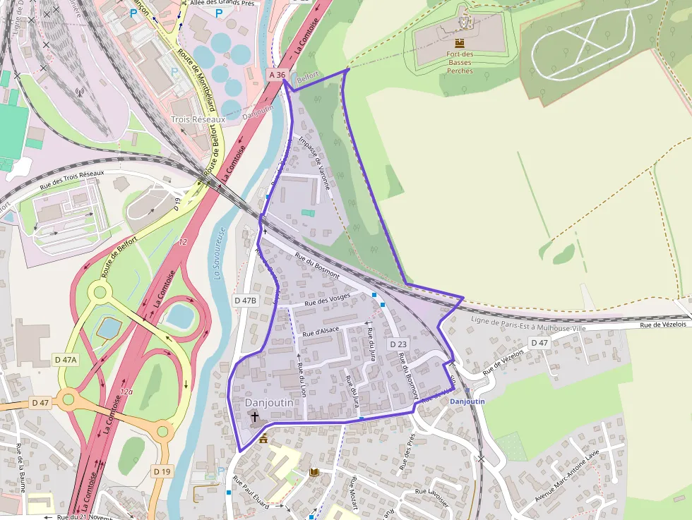 Appartement 58 m² trois pièces à vendre à Danjoutin