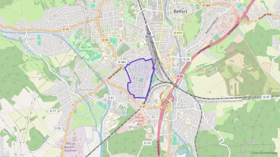 Appartement 99 m² quatre pièces à vendre à Belfort Appartement 99 m² quatre pièces à vendre à Belfort