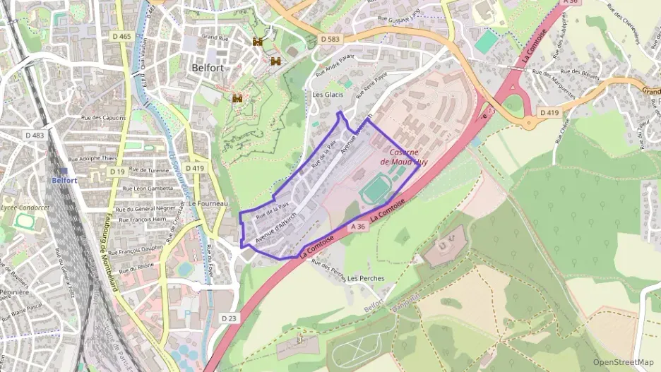 Appartement 80 m² quatre pièces à vendre à Belfort Appartement 80 m² quatre pièces à vendre à Belfort