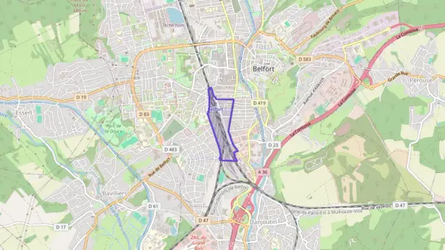 Appartement 53 m² deux pieces à vendre à Belfort