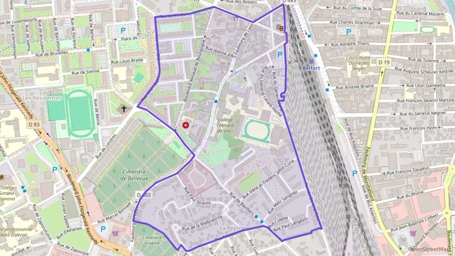 Appartement 52 m² trois pièces à vendre à Belfort