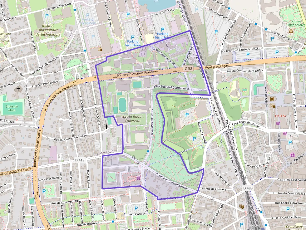 Appartement 59 m² trois pièces à vendre à Belfort