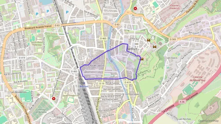 Appartement 104 m² cinq pièces à vendre à Belfort Appartement 104 m² cinq pièces à vendre à Belfort