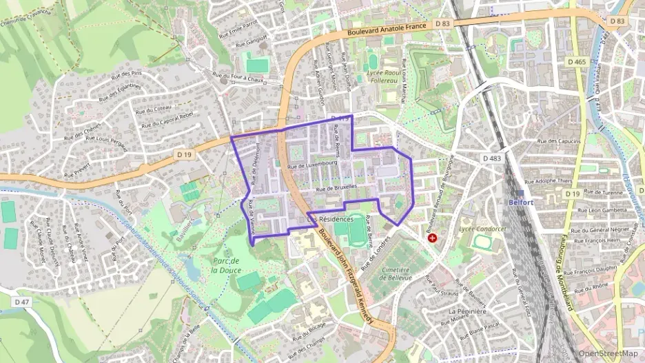 Appartement 92 m² quatre pièces à vendre à Belfort Appartement 92 m² quatre pièces à vendre à Belfort