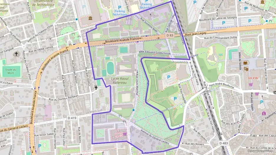 Appartement 76 m² quatre pièces à vendre à Belfort