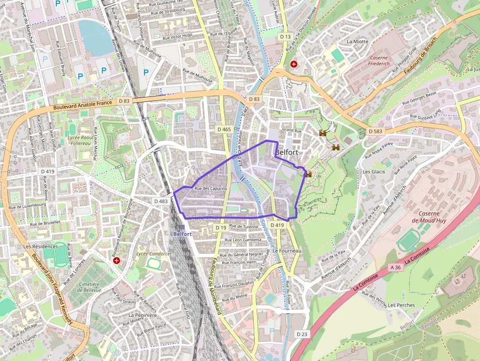 Appartement 110 m² quatre pièces à vendre à Belfort