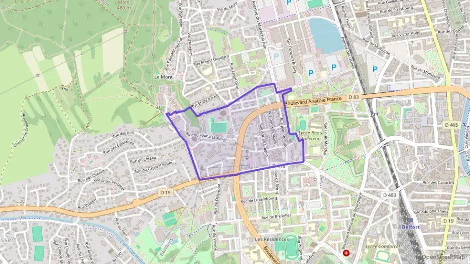 Appartement 61 m² trois pièces à vendre à Belfort Appartement 61 m² trois pièces à vendre à Belfort