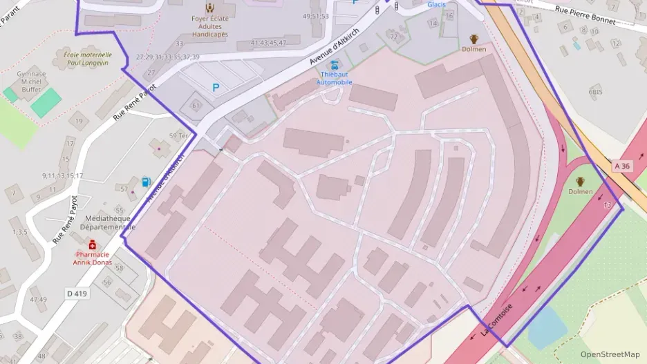 Appartement 82 m² quatre pièces à vendre à Belfort