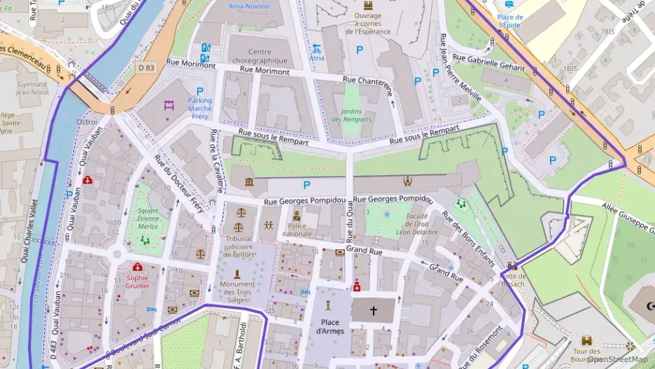 Appartement 56 m² trois pièces à vendre à Belfort