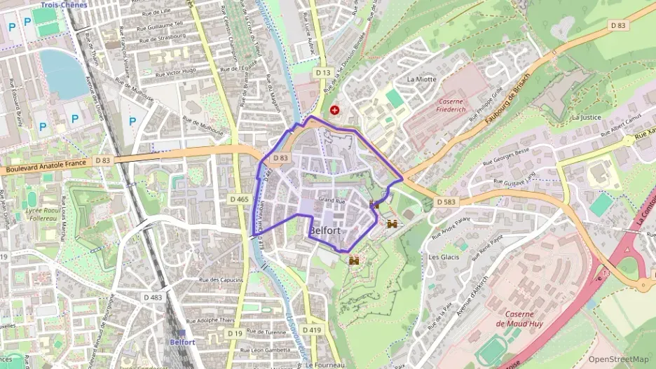 Appartement 56 m² trois pièces à vendre à Belfort