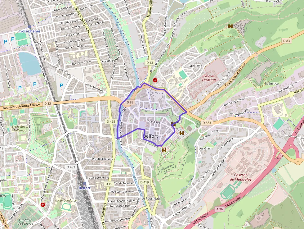 Appartement 124 m² quatre pièces à vendre à Belfort