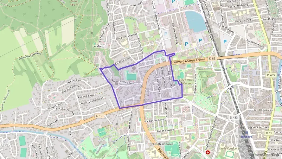 Appartement 61 m² trois pièces à vendre à Belfort