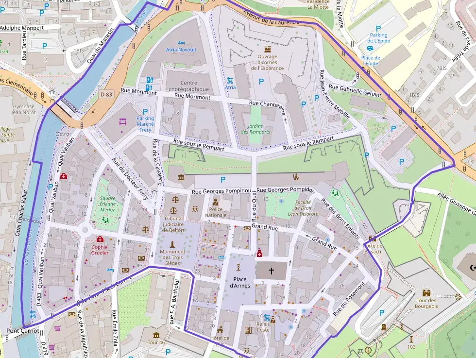 Appartement 108 m² quatre pièces à vendre à Belfort