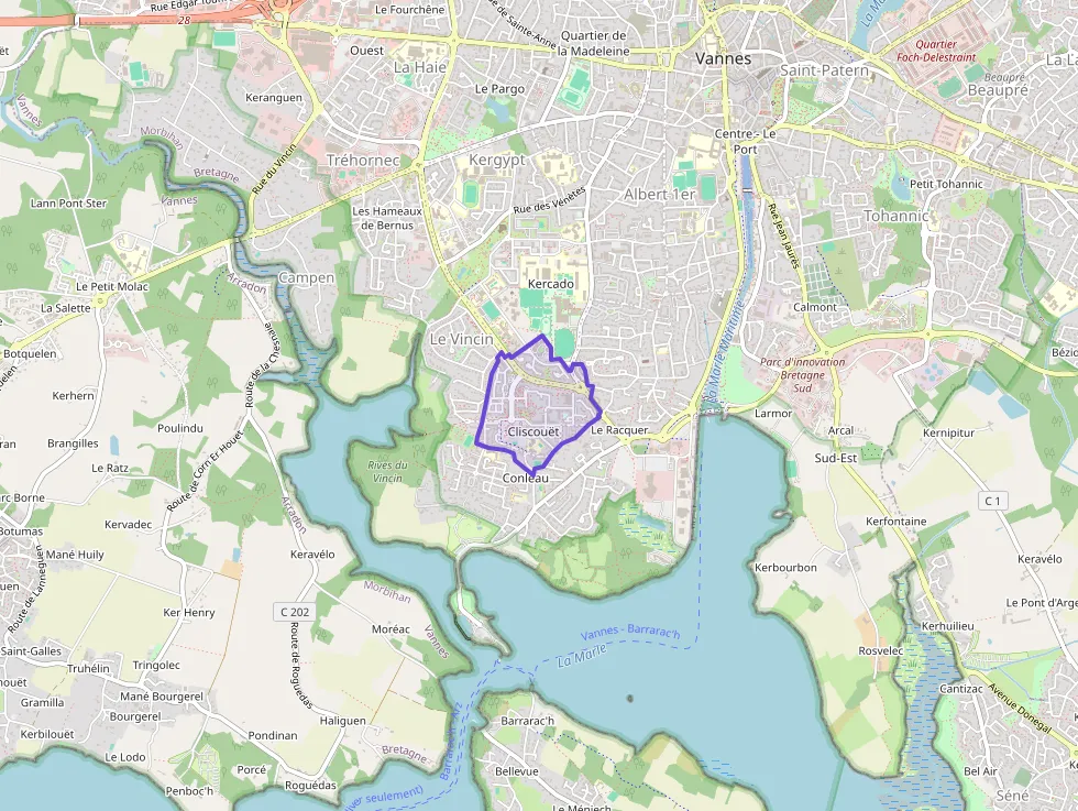 Appartement 48 m² deux pieces à vendre à Vannes