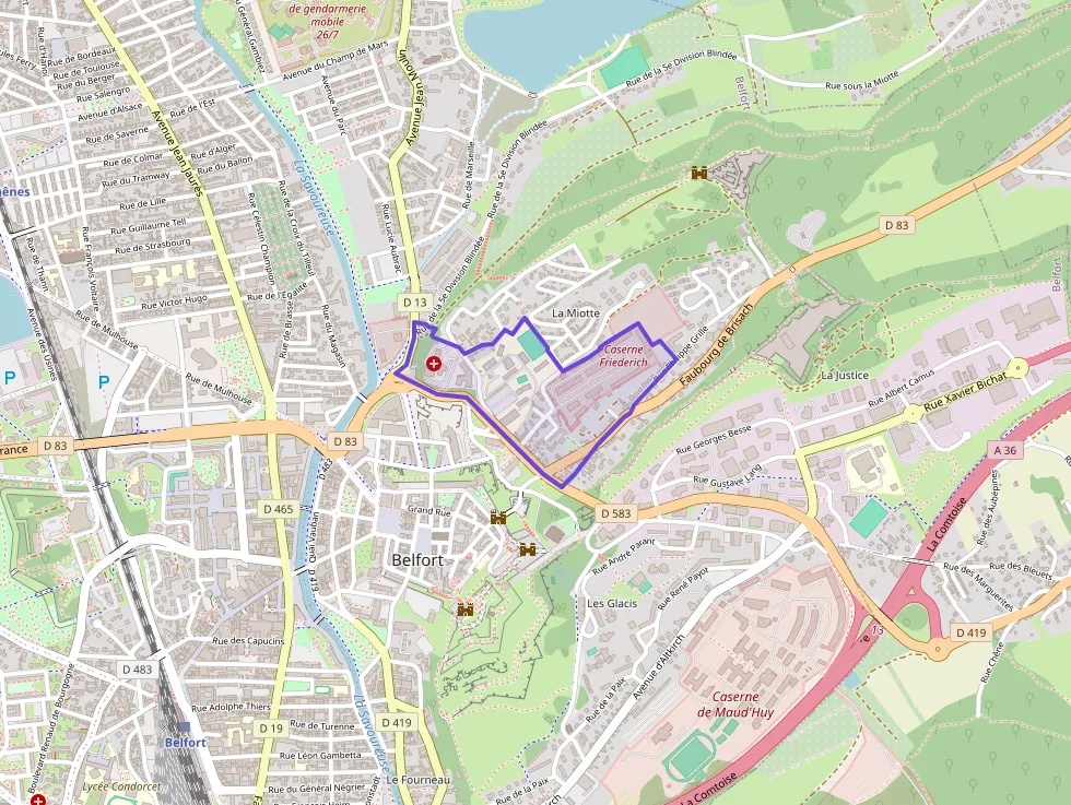 Appartement 42 m² deux pieces à vendre à Belfort