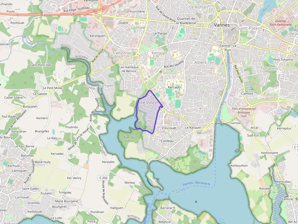 Appartement 60 m² trois pièces à vendre à Vannes