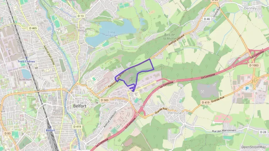 Appartement 91 m² quatre pièces à vendre à Belfort