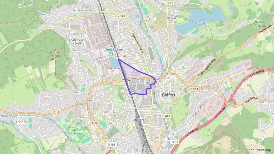 Appartement 30 m² deux pieces à vendre à Belfort