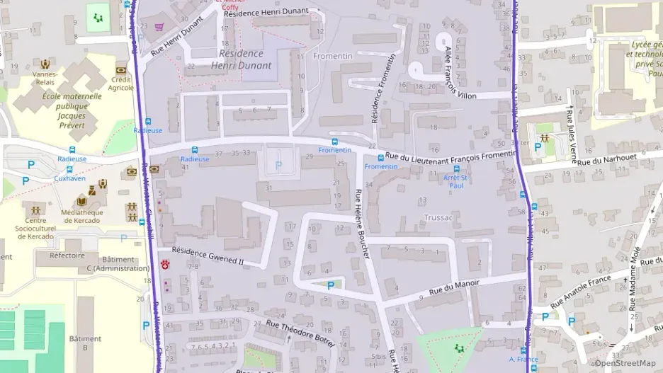 Appartement 76 m² quatre pièces à vendre à Vannes