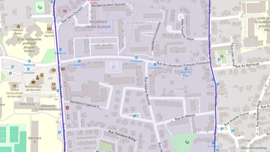 Appartement 72 m² trois pièces à vendre à Vannes