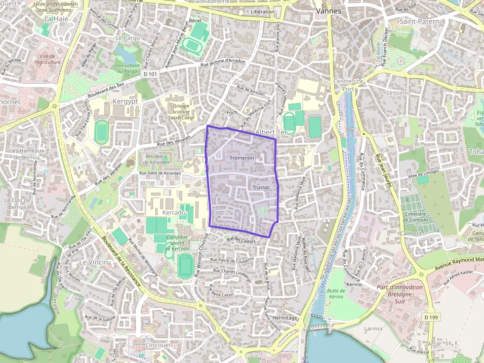 Appartement 72 m² trois pièces à vendre à Vannes