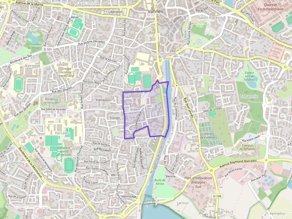 Appartement 51 m² deux pieces à vendre à Vannes