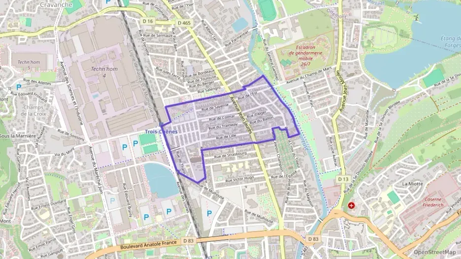 Appartement 56 m² trois pièces à vendre à Belfort Appartement 56 m² trois pièces à vendre à Belfort