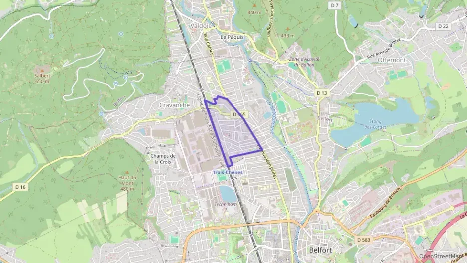 Appartement 90 m² trois pièces à vendre à Belfort Appartement 90 m² trois pièces à vendre à Belfort