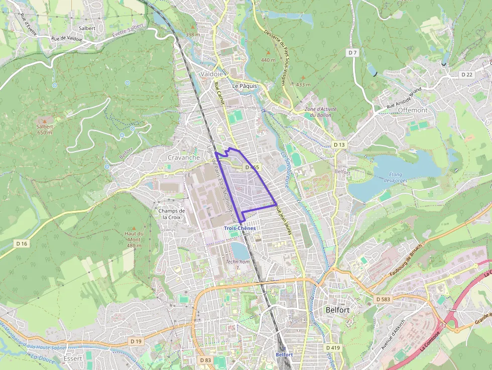 Appartement 35 m² deux pieces à vendre à Belfort