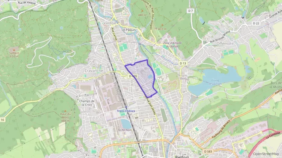 Appartement 90 m² quatre pièces à vendre à Belfort