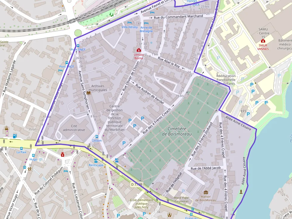 Appartement 31 m² deux pieces à vendre à Vannes