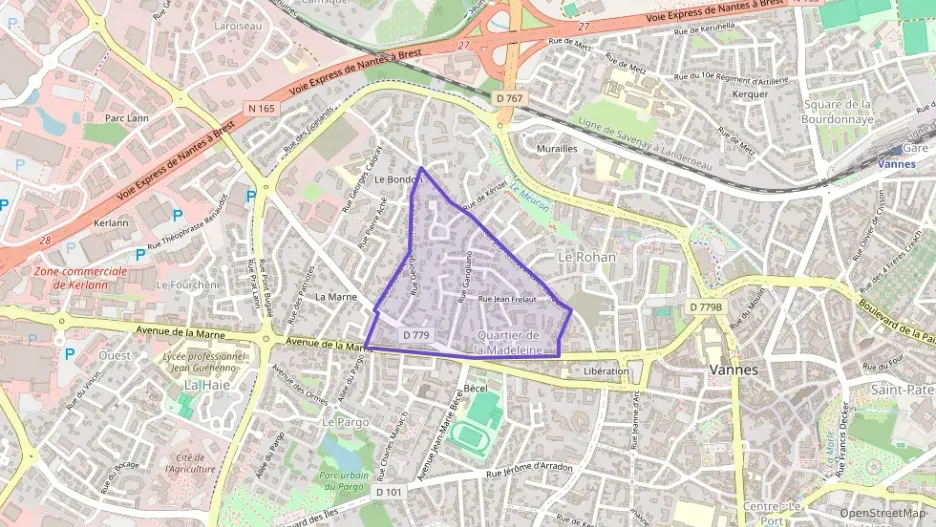Appartement 80 m² trois pièces à vendre à Vannes