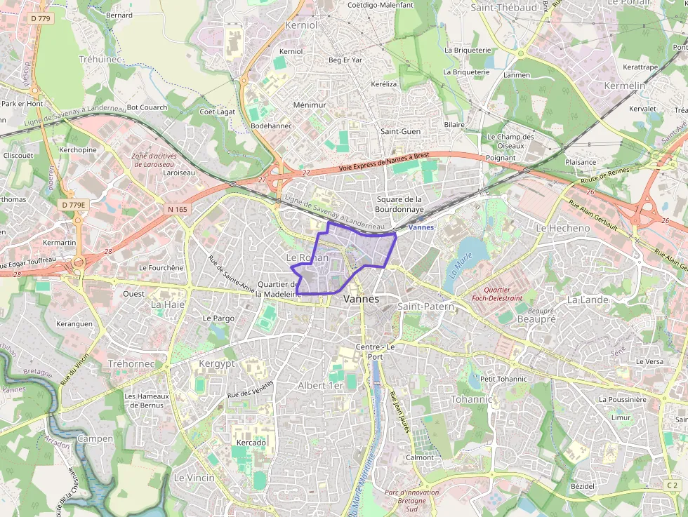 Appartement 25 m² une piece à vendre à Vannes