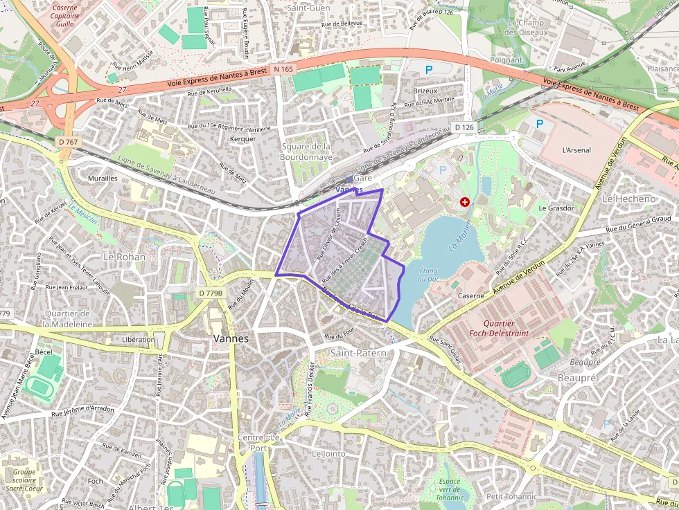 Appartement 75 m² quatre pièces à vendre à Vannes