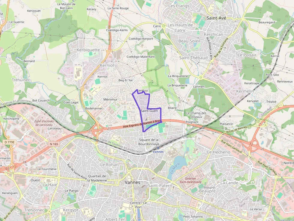 Appartement 43 m² deux pieces à vendre à Vannes