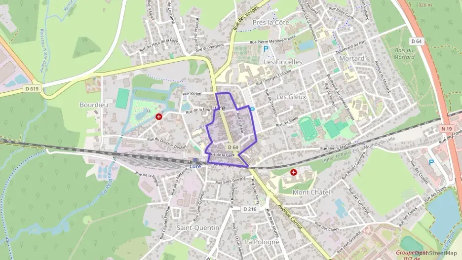 Appartement 60 m² quatre pièces à vendre à Lure