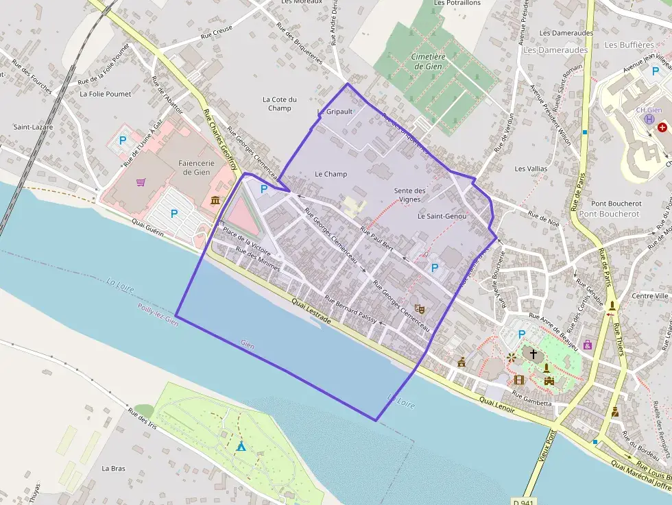 Appartement 65 m² trois pièces à vendre à Gien