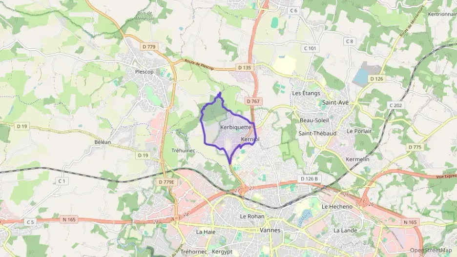 Appartement 46 m² deux pieces à vendre à Vannes