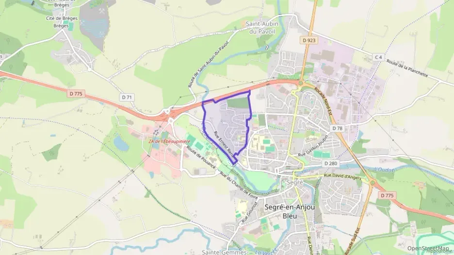 Appartement 76 m² quatre pièces à vendre à Segré-en-Anjou Bleu