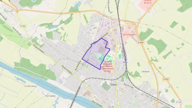 Appartement 76 m² quatre pièces à vendre à Gien