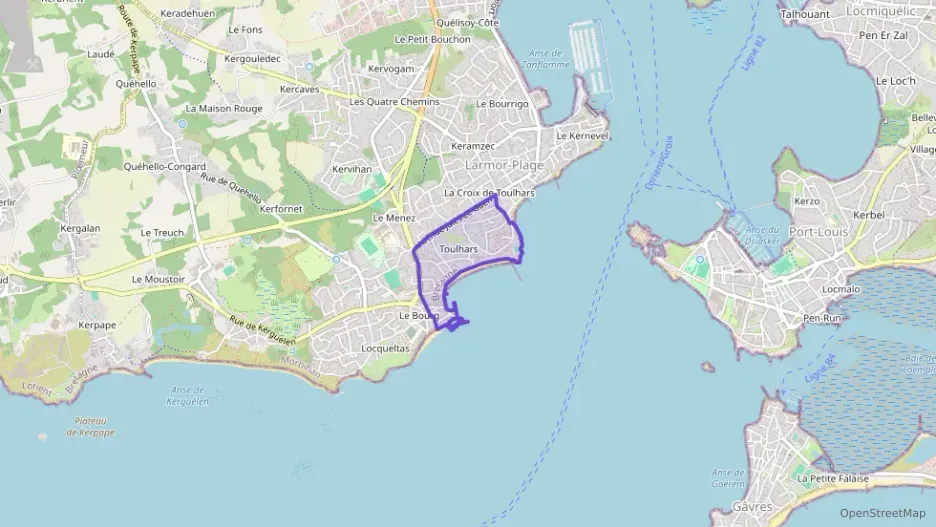 Appartement 55 m² trois pièces à vendre à Larmor-Plage Appartement 55 m² trois pièces à vendre à Larmor-Plage