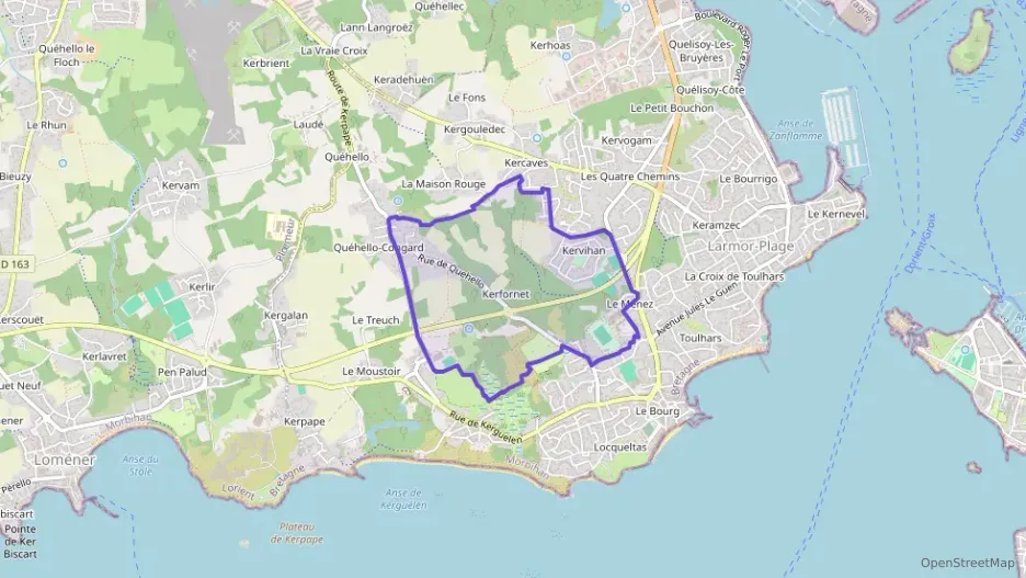 Appartement 102 m² quatre pièces à vendre à Larmor-Plage Appartement 102 m² quatre pièces à vendre à Larmor-Plage