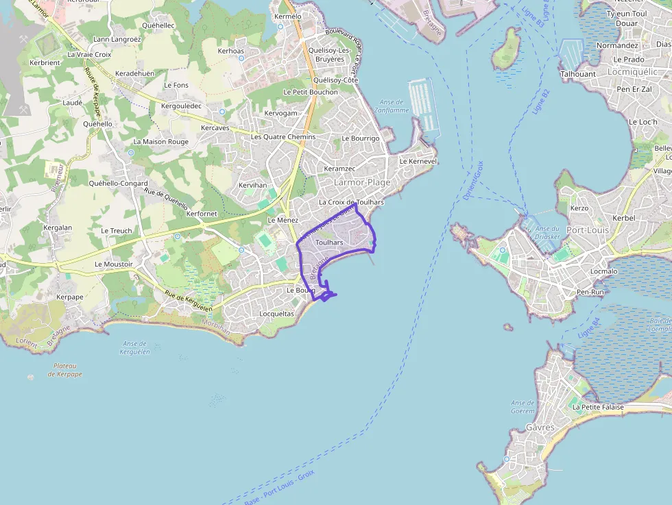 Appartement 99 m² quatre pièces à vendre à Larmor-Plage