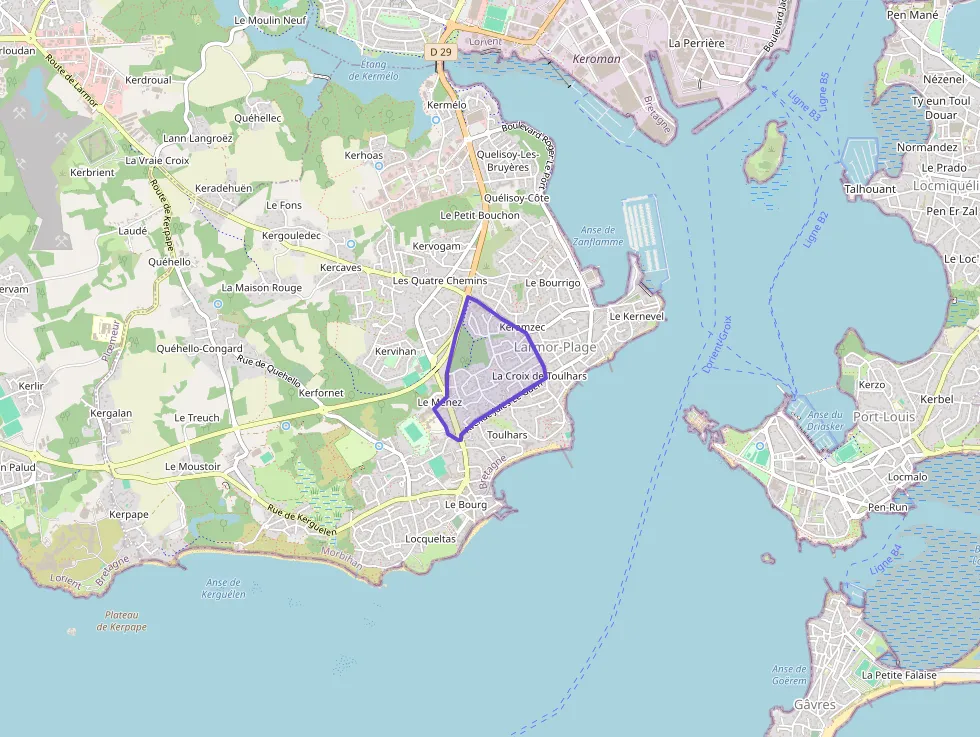 Appartement 45 m² trois pièces à vendre à Larmor-Plage