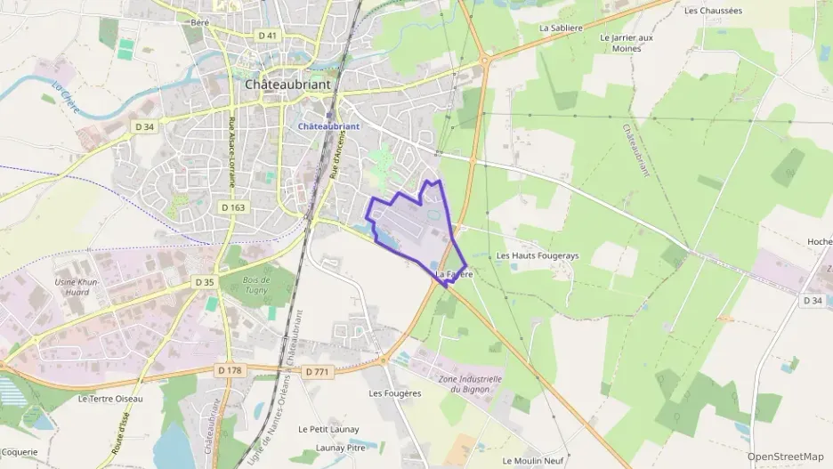 Appartement 62 m² trois pièces à vendre à Châteaubriant