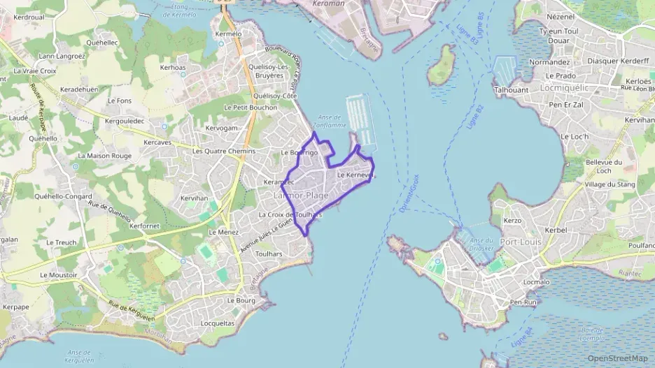 Appartement 51 m² trois pièces à vendre à Larmor-Plage Appartement 51 m² trois pièces à vendre à Larmor-Plage