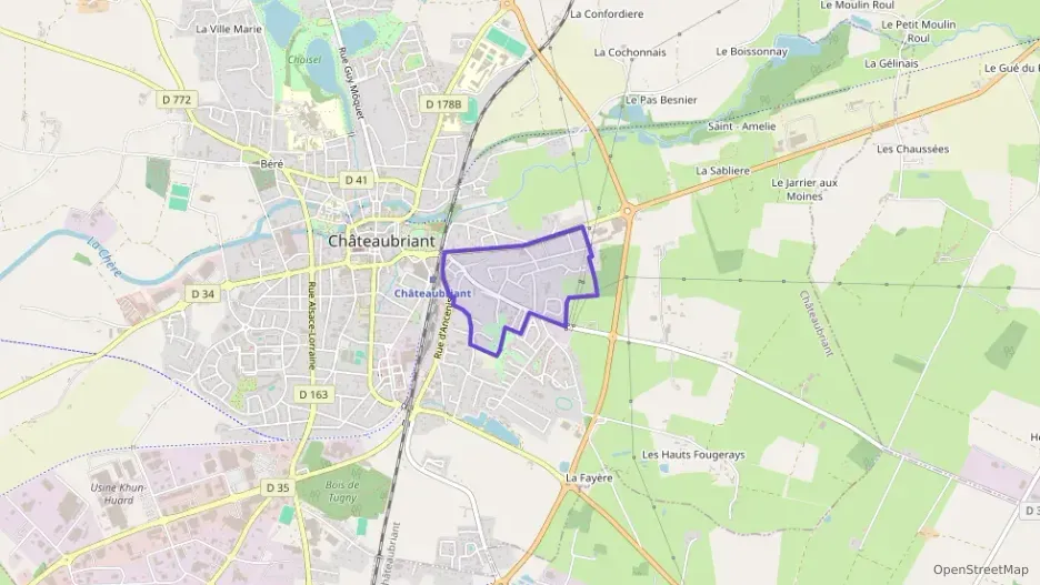 Appartement 28 m² une piece à vendre à Châteaubriant